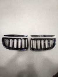 Grelhas Pretas Duplas Gloss Black - BMW E90 05-08