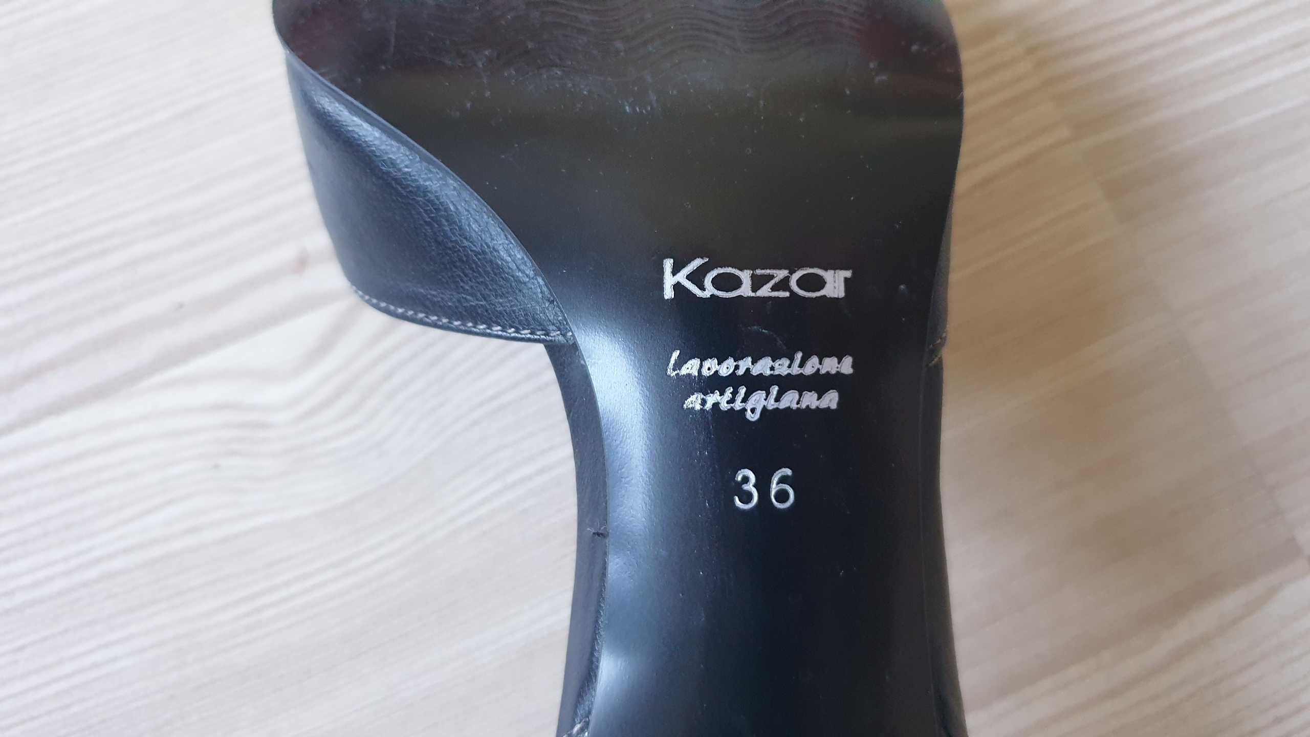 Buty czółenka czarne r. 36 Kazar