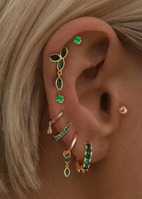 Conjunto de piercings