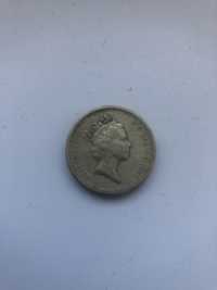 Монета 1 фунт 1985