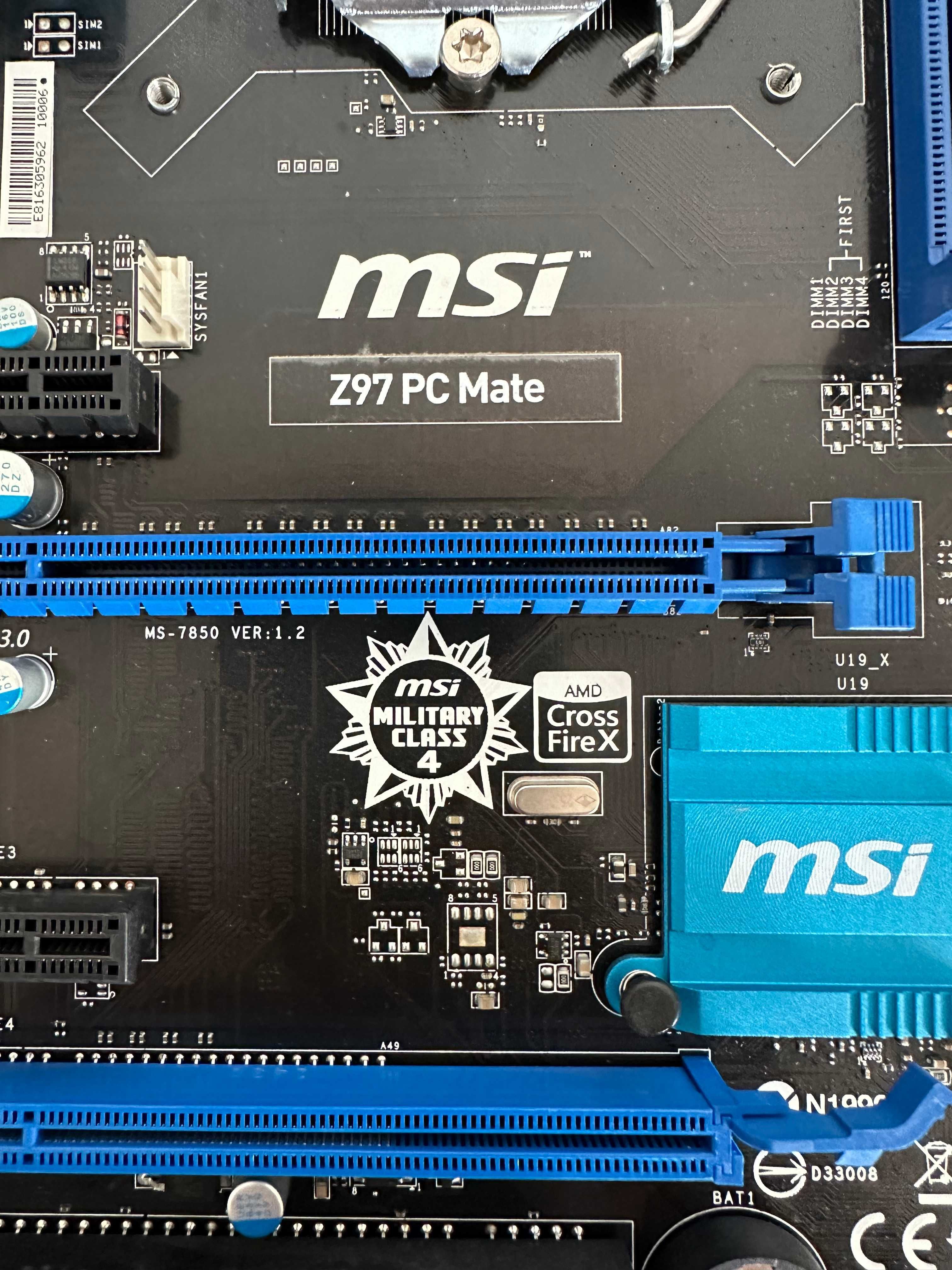 Материнська плата MSI Z97 PC Mate s1150