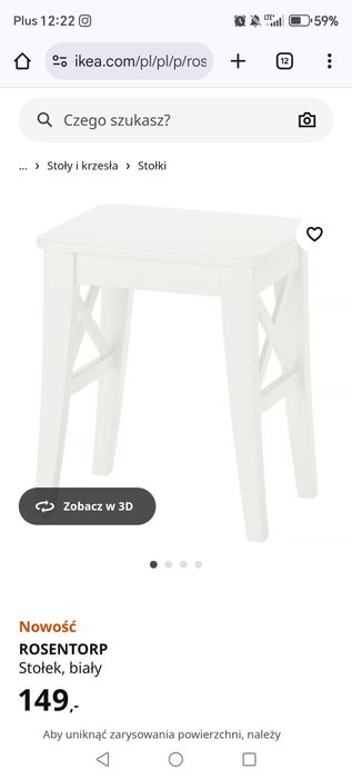 Stołek Ikea ingolf
