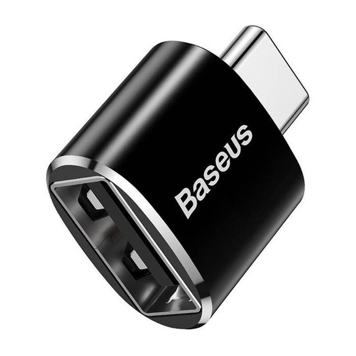 Baseus Mini Adapter Przejściówka Usb Na Usb-c 2.4a Otg Do Telefonu