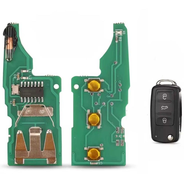 Kluczyk z elektroniką do vw golf passat b5 touran transporter