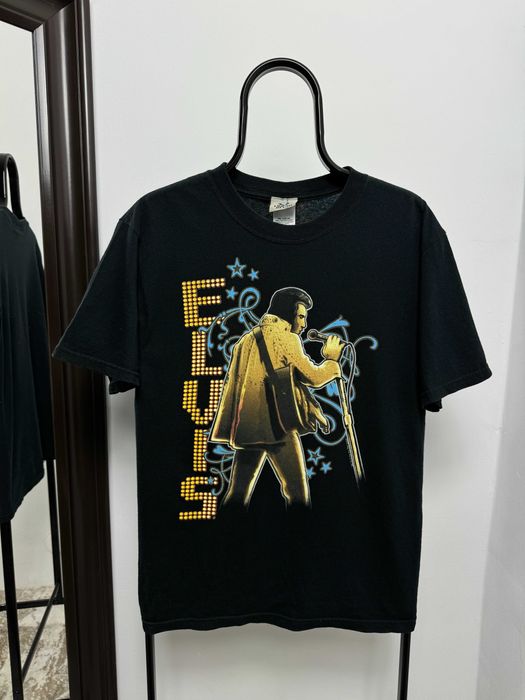 Koszulka męska Elvis Presley Liquid Blue vintage