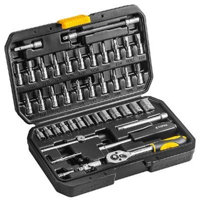 Klucze nasadowe zestaw 46szt 1/4'' Topex