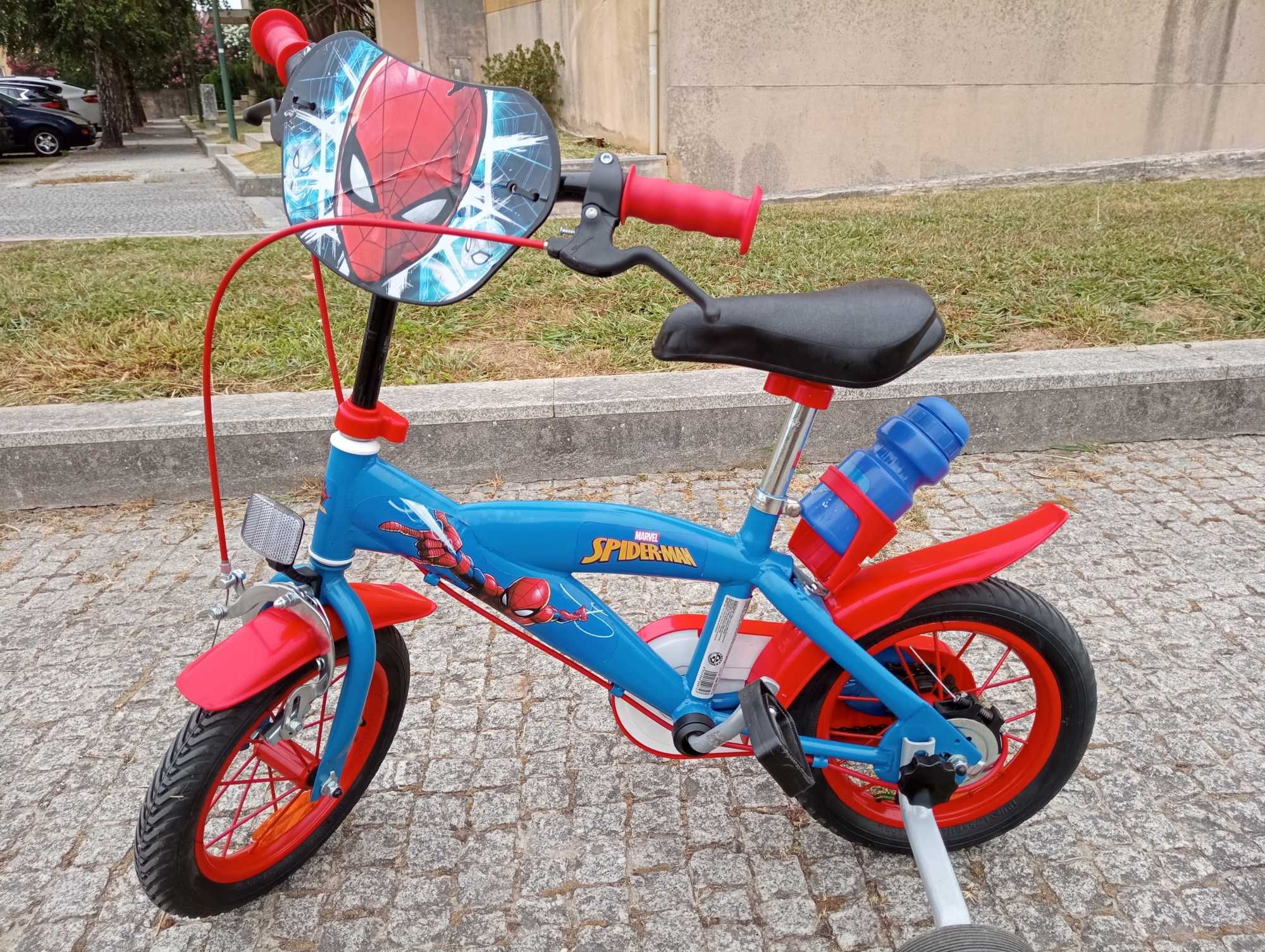Bicicleta Homem-Aranha Roda 12 - QUASE NOVA!