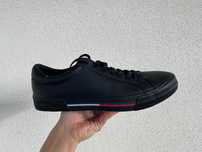 Sneakersy tenisówki trampki czarne skórzane Tommy Jeans