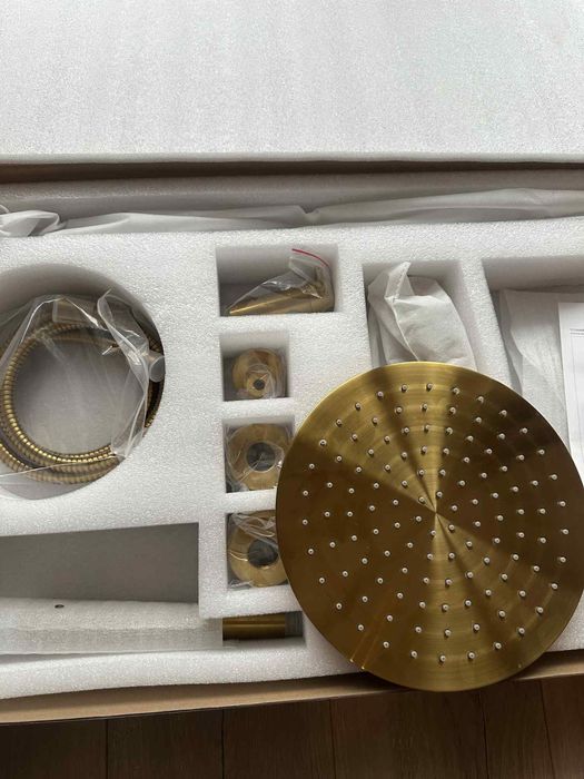 Omnires kolumna prysznicowa Y1244MGLB zloty szczotkowany