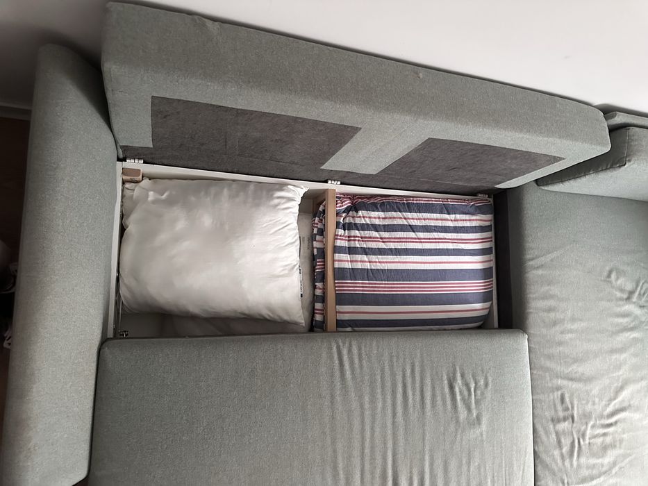 Narożnik sofa kanapa rozkladana z funkcją spania