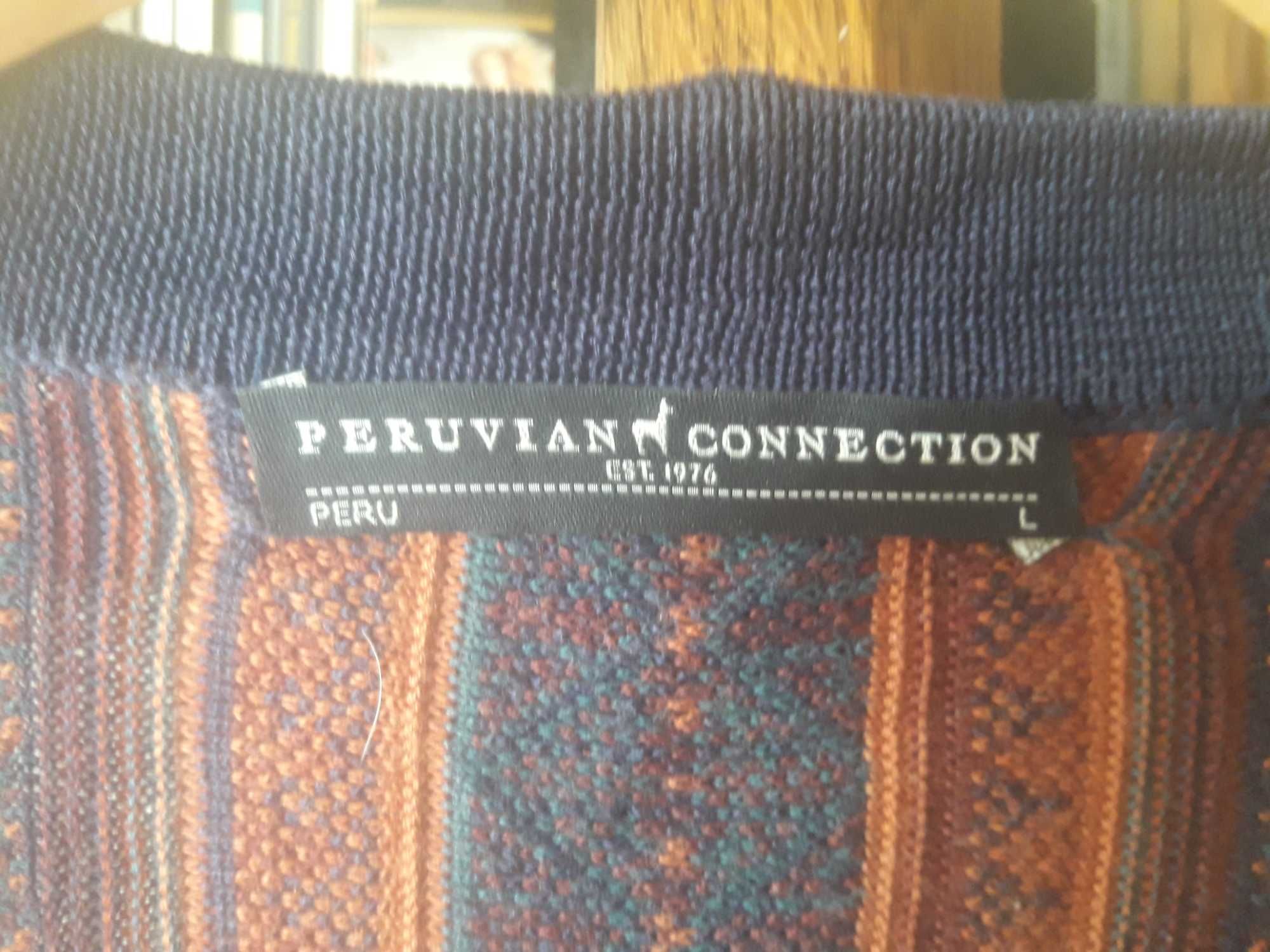Sweter Kardigan Peruvian Connection M/L stan idealny
