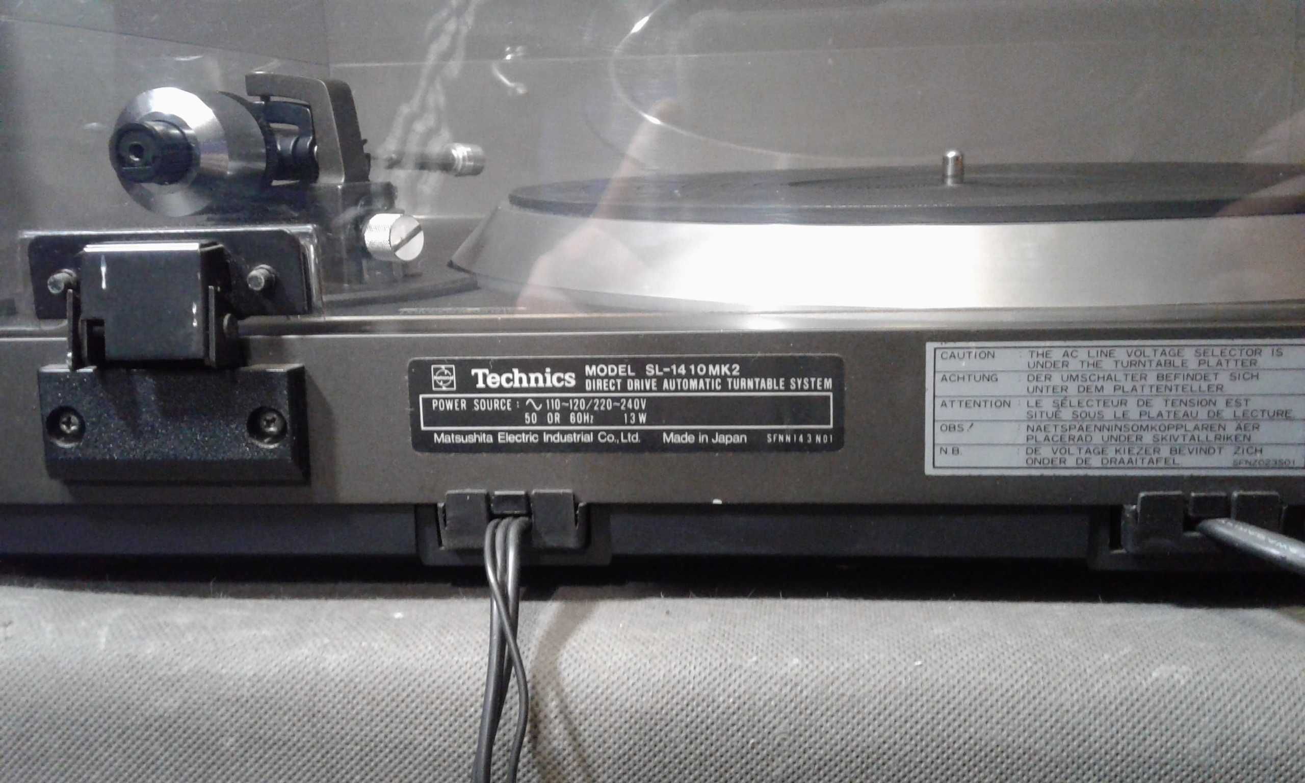 TECHNICS SL-1410 MK2,gramofon stereo