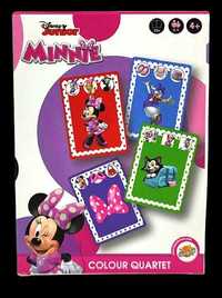 Gra karciana Disney Myszka Minnie - Kwartet kolorów.