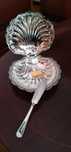 Manteigueiro em cristal com faca