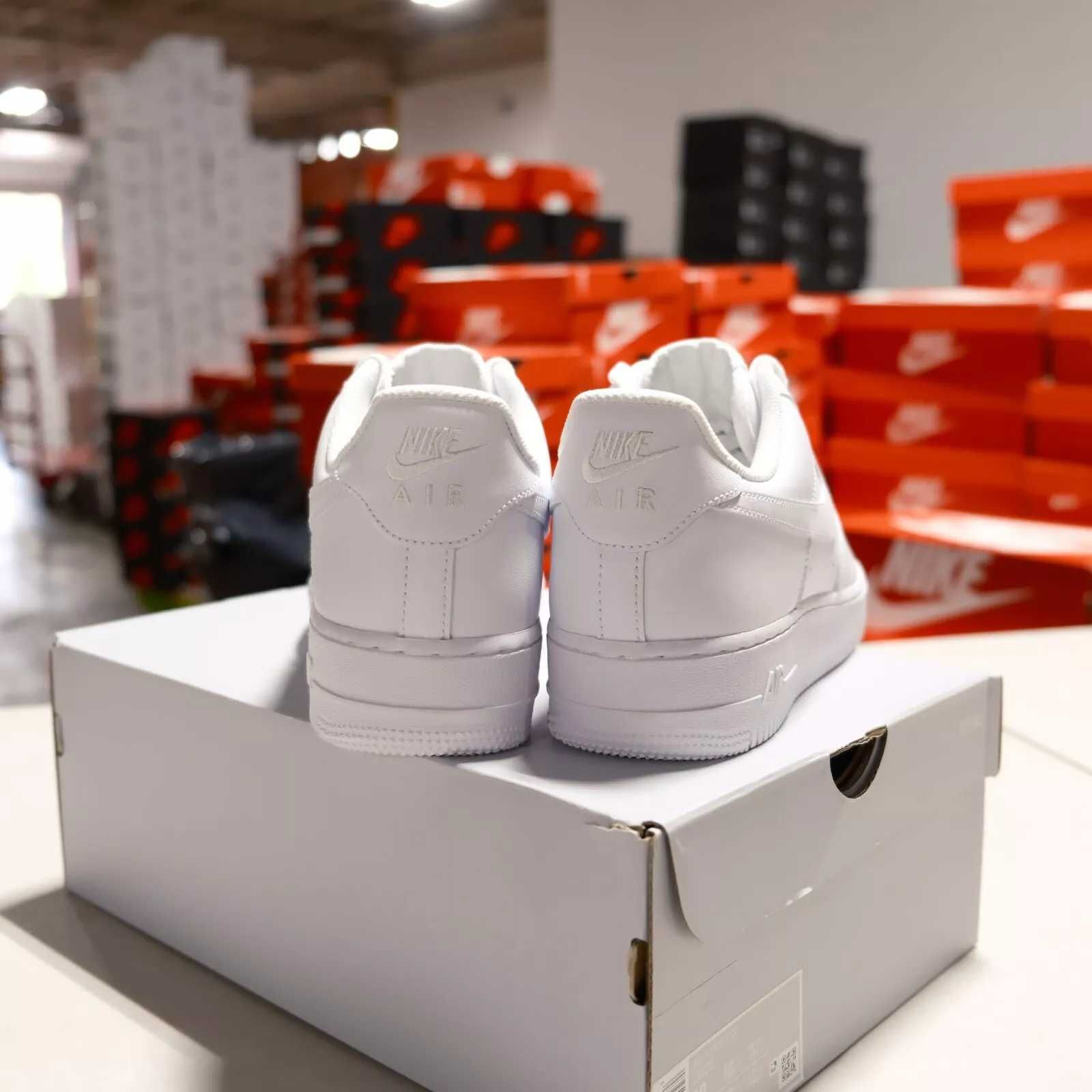 Nowe buty Nike Air Force 1 Low White/Biały, Rozmiar 46 - Nieużywane