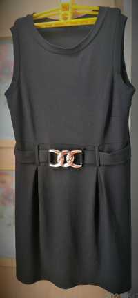 Czarna sukienka/tunika bez rękawów rozmiar XL