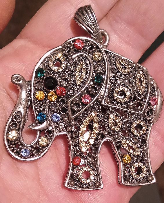 Підвіска металева Слон 5,5 см