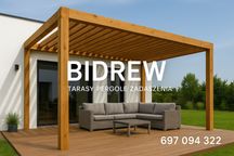 Taras drewniany, Taras kompozytowy, Pergola, Zadaszenie, Wiata