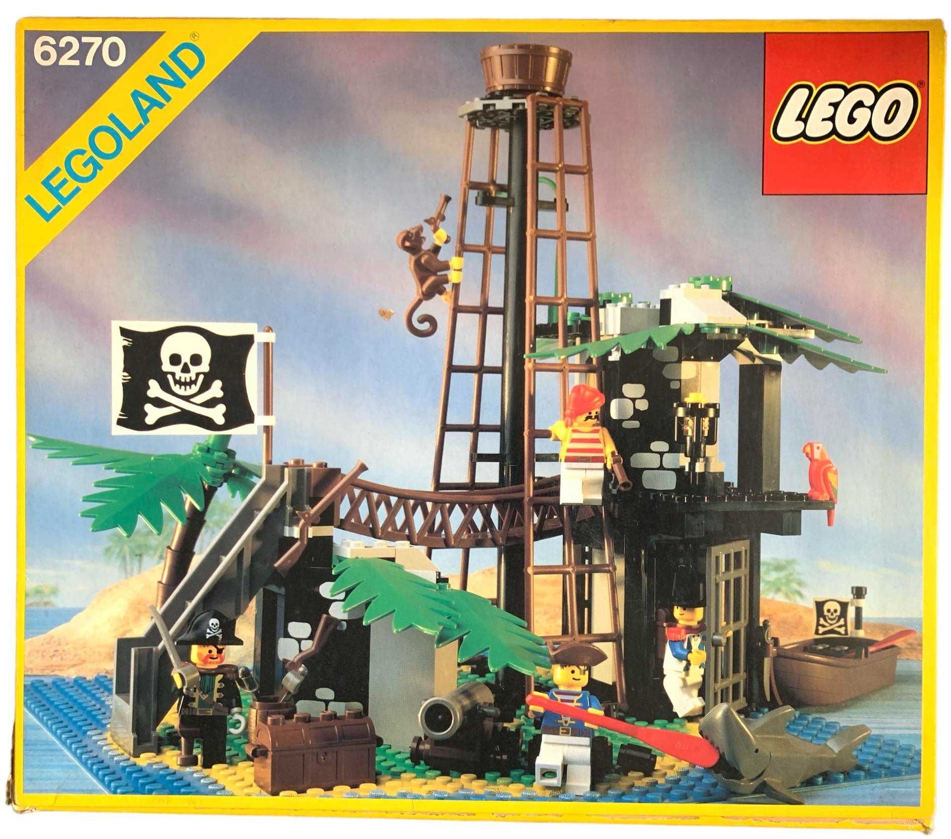 LEGO: 6270 Pirates Forbidden Island. 1989. Pudełko + instrukcja