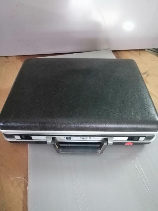 Antiguidade Mala Rígida de Transporte de documentos