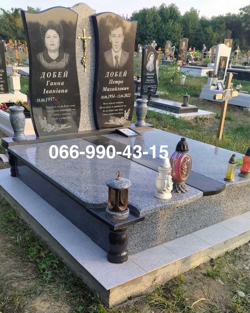 Пам'ятники з граніту, гранит, памятники, комплектуючі