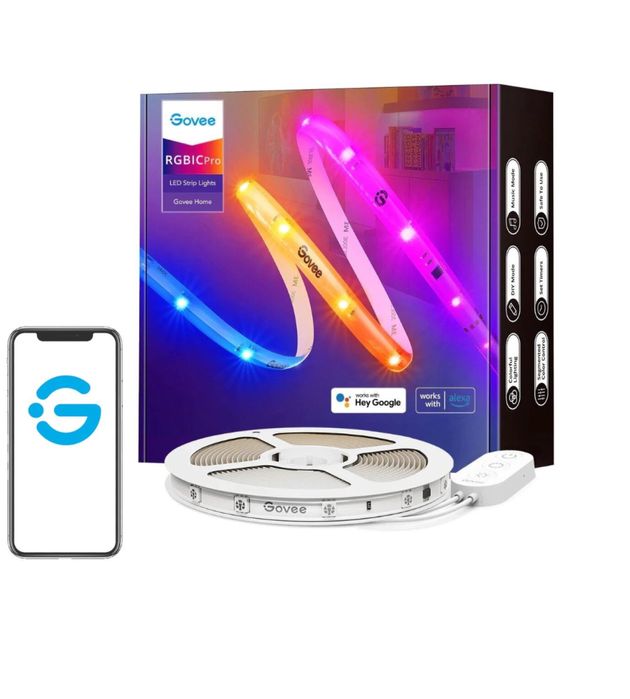 Govee RGBIC model H619A 5m tasma pokryta silikonem