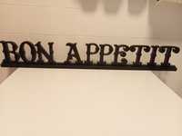 Placa madeira Bon Appetit
