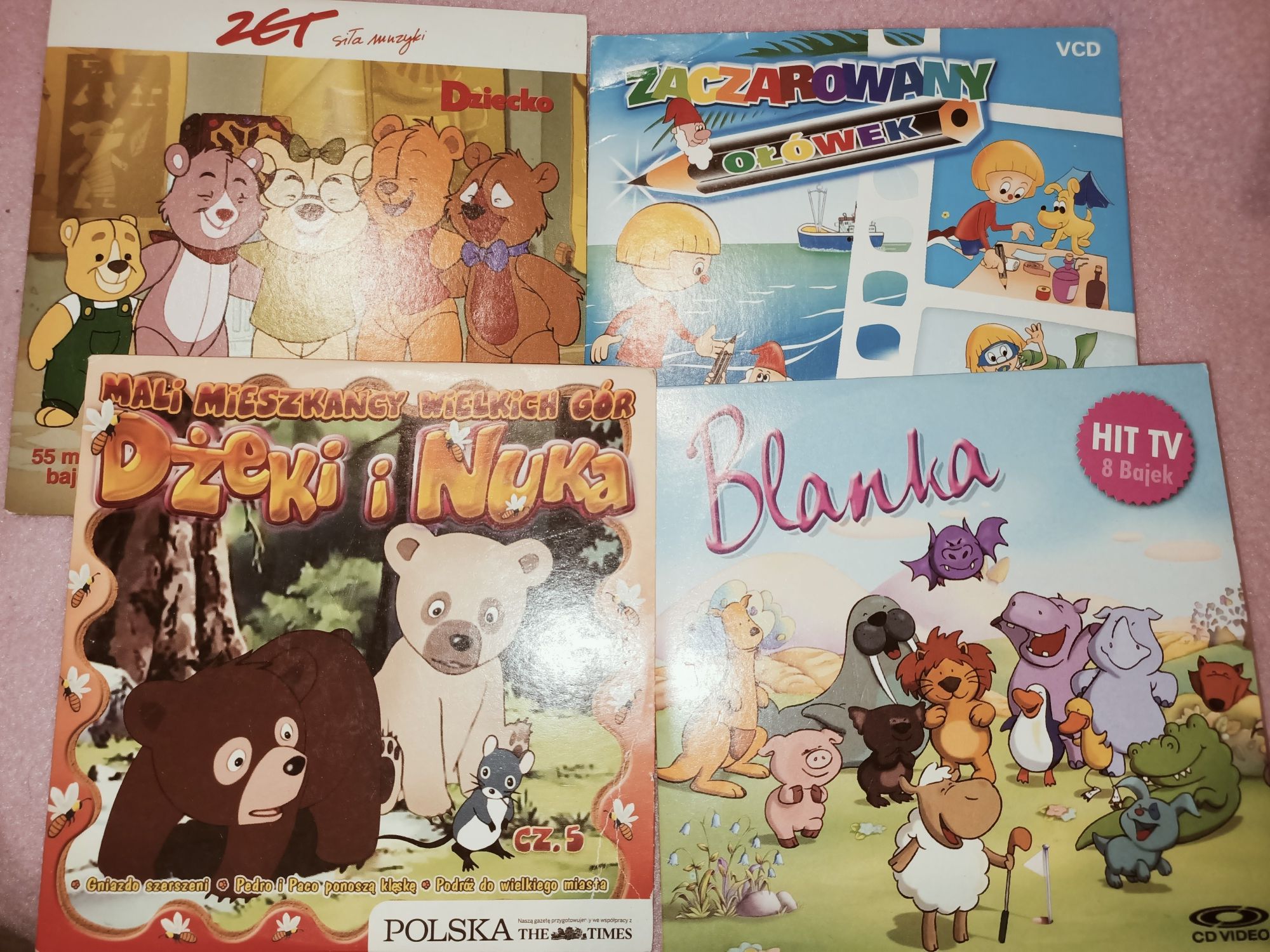 4 bajeczki dla dzieci VCD