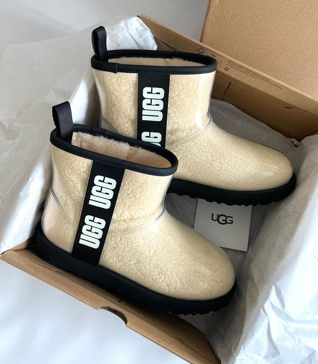 Ugg clear mini беж 38