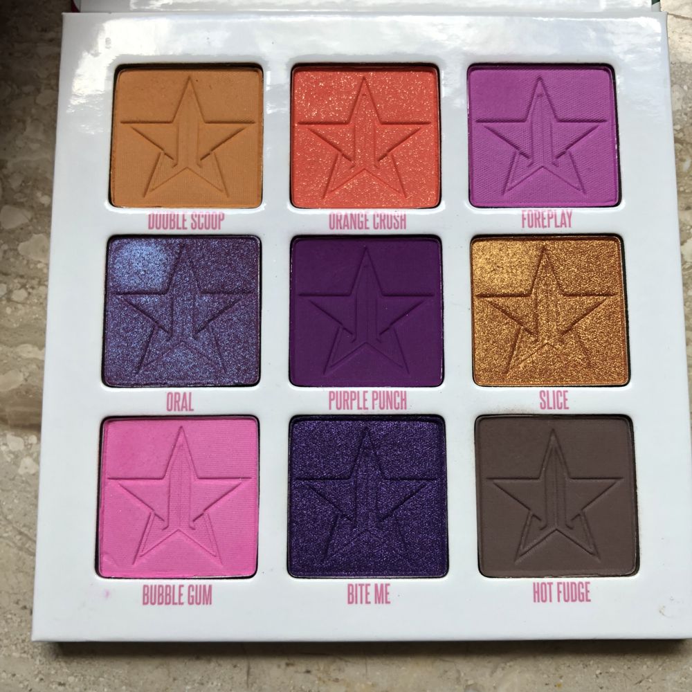 Mini jaw breaker jeffree star paleta cieni do oczu do powiek