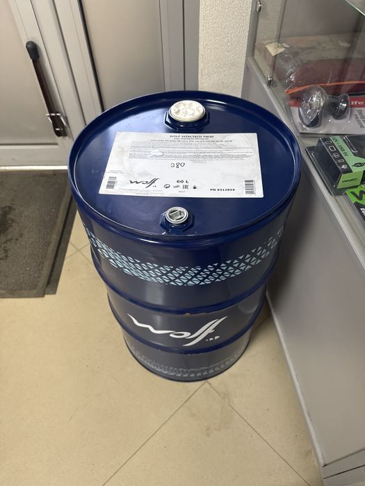 Бочка  L літрів л 60 elf 5w40 wolf 5w30