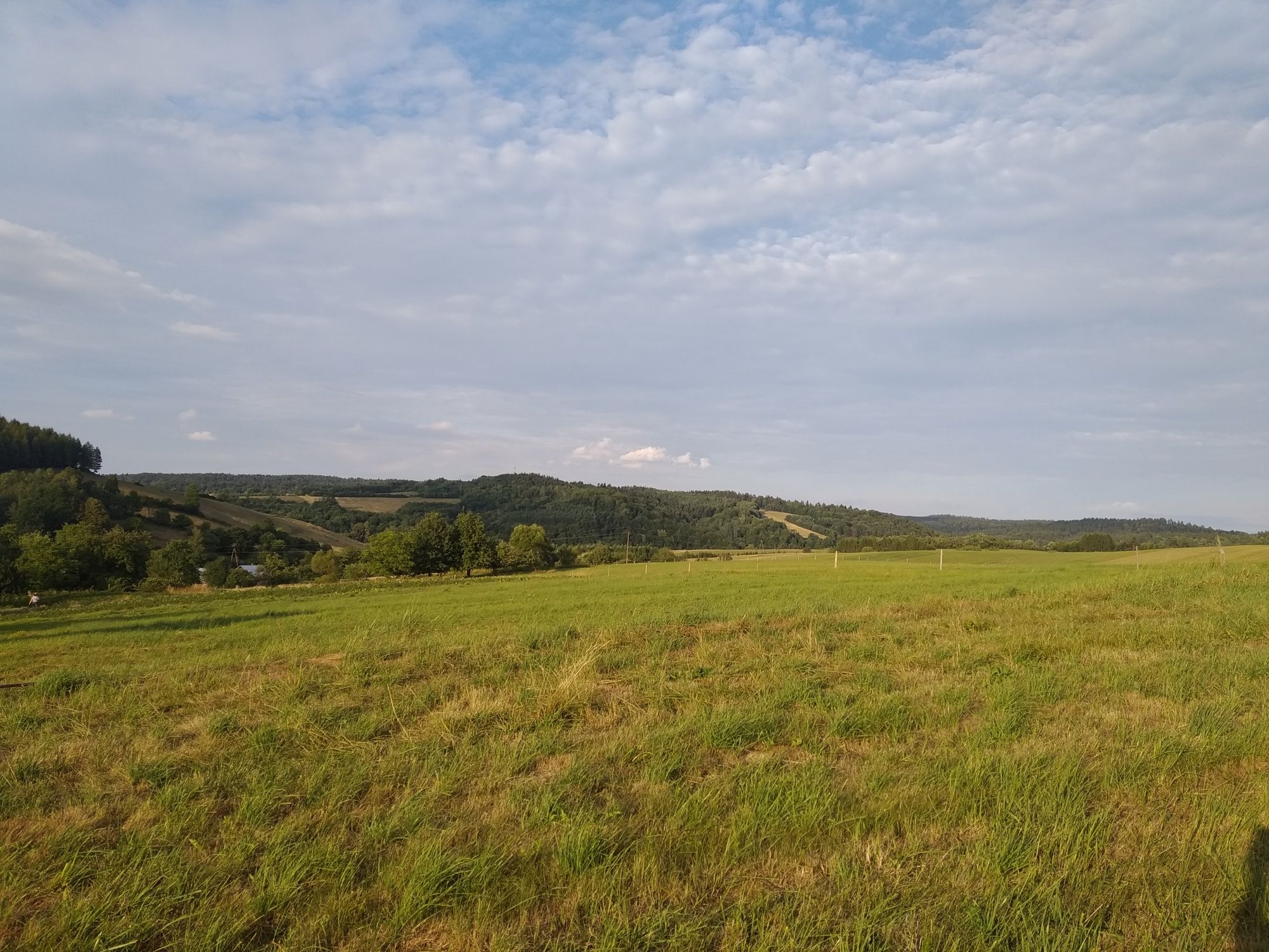 Działka budowlana w Bieszczadach z  widokiem na lasy,okolice Baligrodu