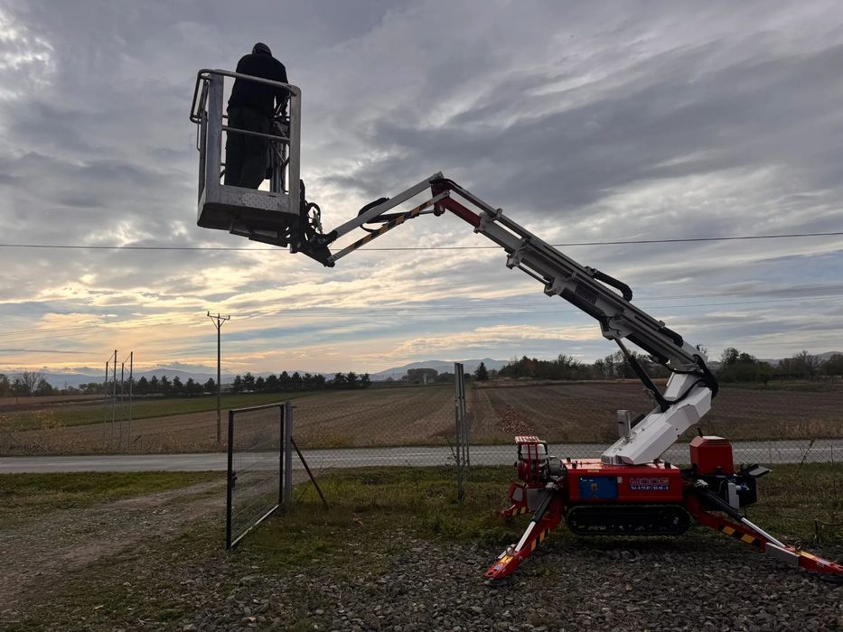Imer 13  13m  230 kg  Podnośnik koszowy gąsienicowy , Silnik Benzynowy lub 230v