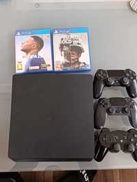 PlayStation 4 slim pady gry FIFA call of Duty