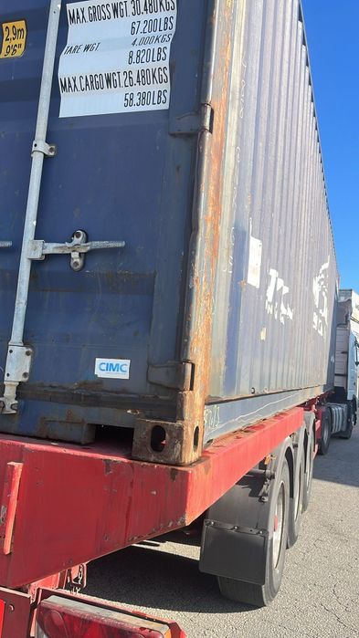 Contentores 100% estanques 12metros