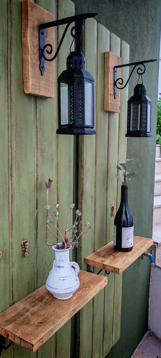 Portas antigas recicladas /Candeeiros