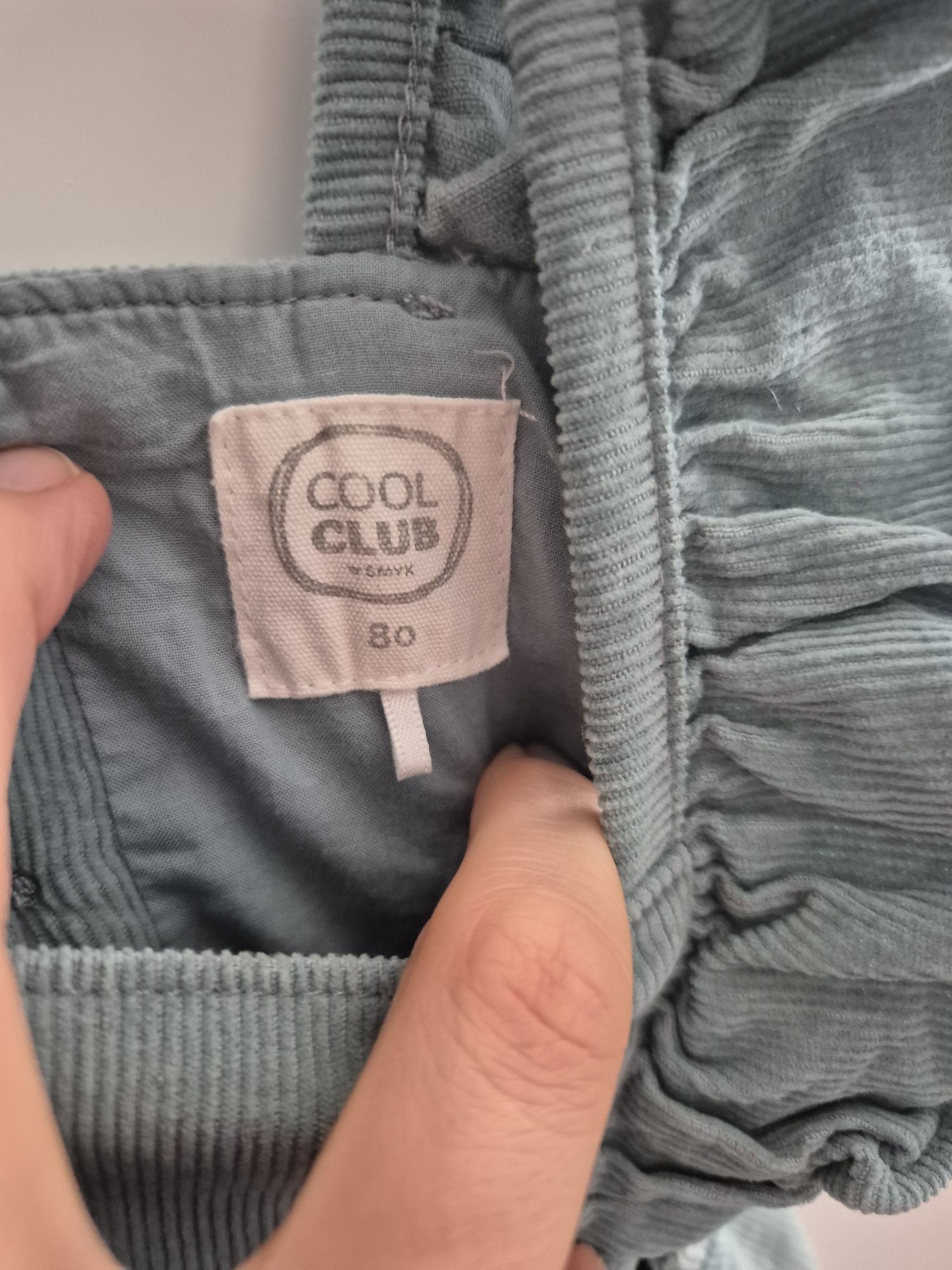 Sukienka sarafan sztruks zielony COOL CLUB r. 80
