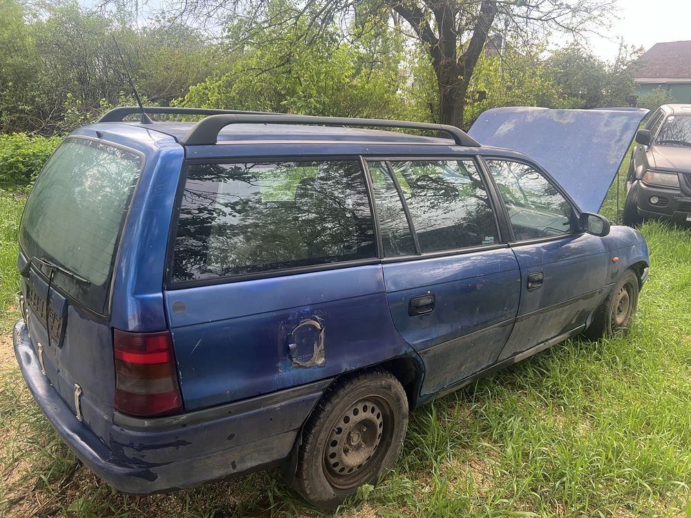 opel astra f 1,6 газ бензин двигун коробка балка розборка