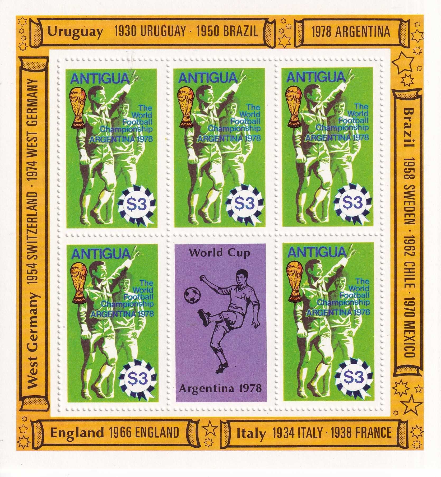 znaczki pocztowe - Antigua 1978 Mi.515 cena 7,90 zł kat.14€ - sport