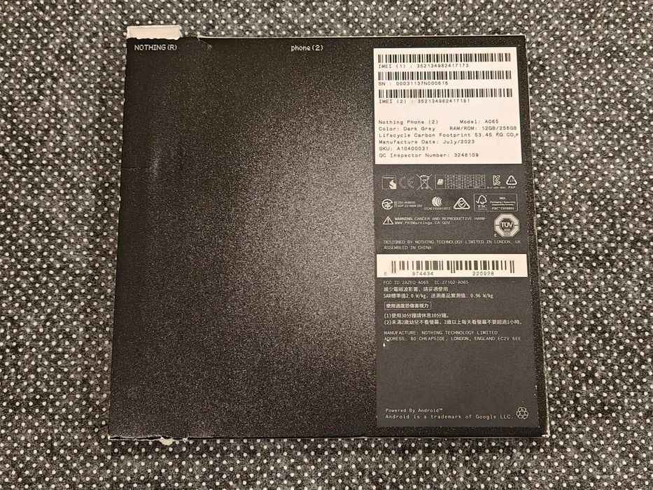 Nothing Phone (2) 12/256Gb (Dark Grey)