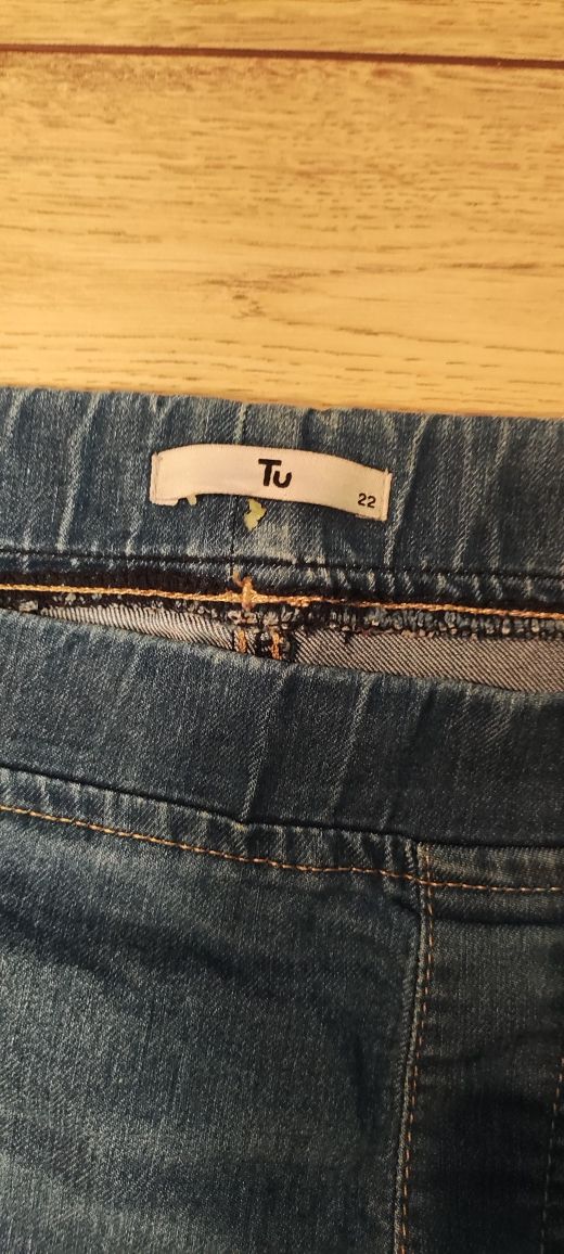 Spodnie damskie jeansy 50/52