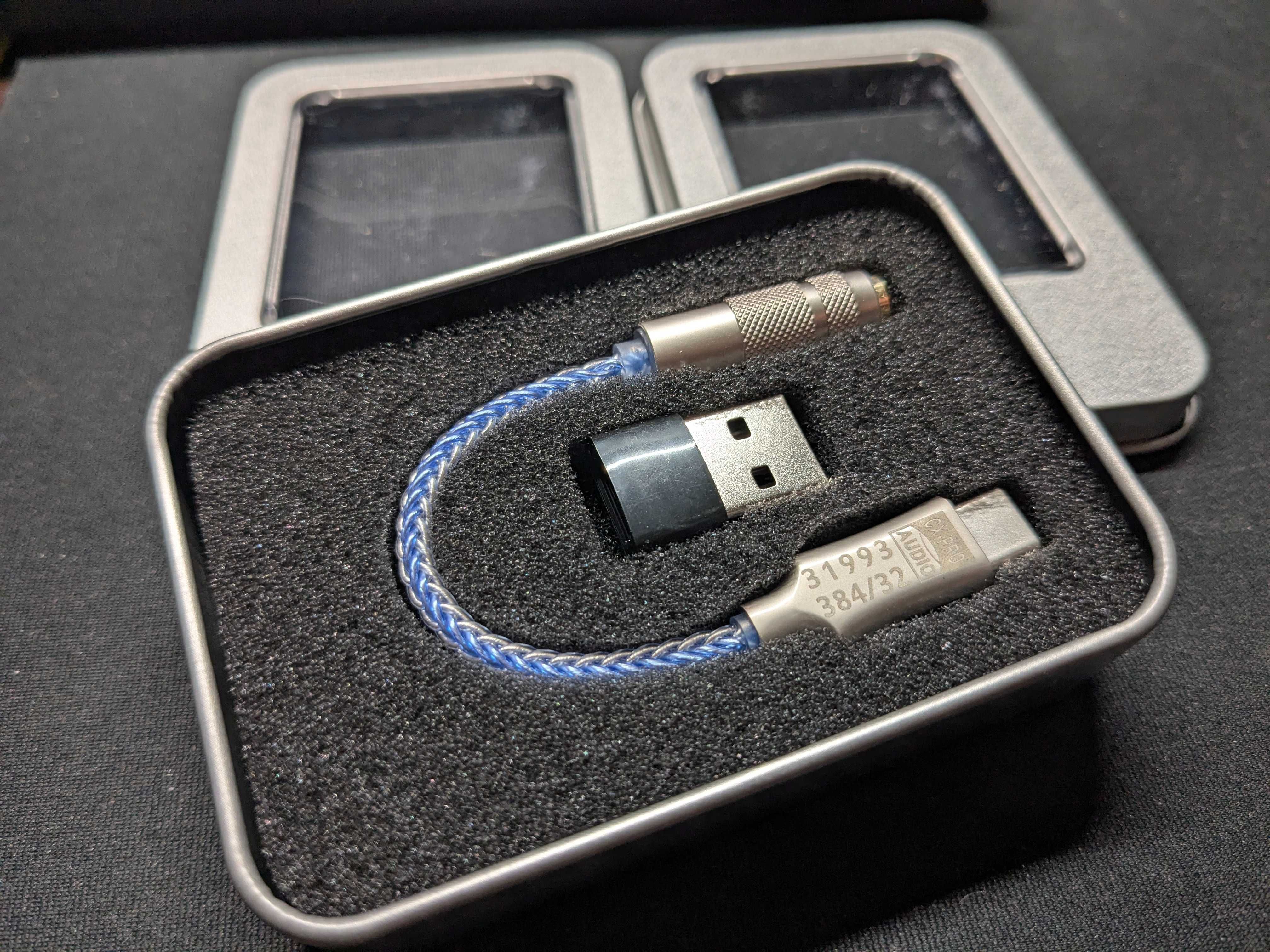 GraveAudio DA06 CX31993 Type C to 3,5 мм Сині (Є в наявності)