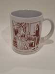 Caneca com ilustração de José Garcês Delta Cafés