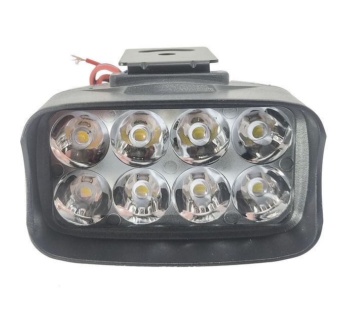 LED фара на 8 діодів! Світлодіодна фара на авто та мото