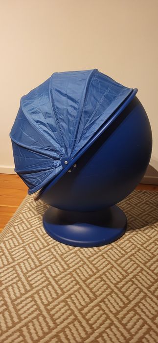 Fotel obrotowy z daszkiem „kokon” (IKEA LÖMSK),  Świetny dla  dziecka.