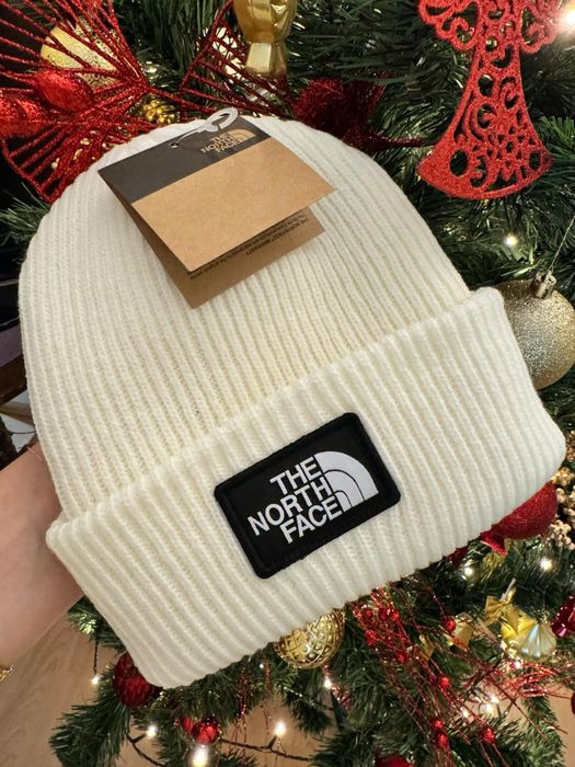 Zimowa czapka „the north face” biała