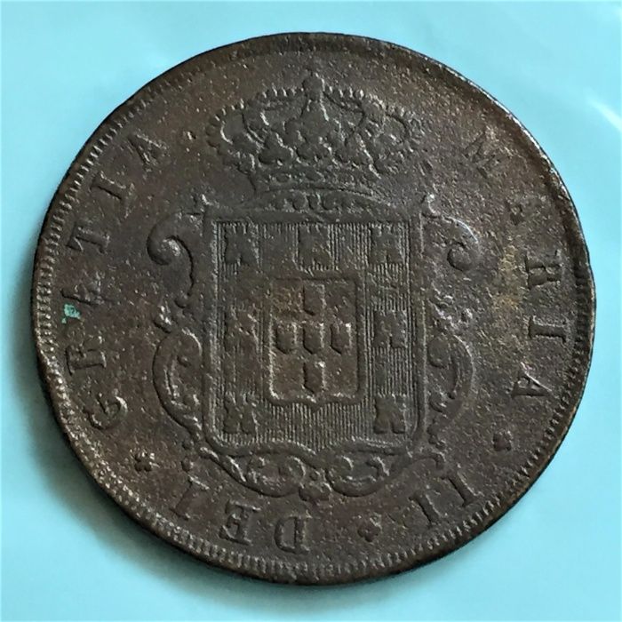 moeda 20 (XX) Réis 1849 - D. Maria II