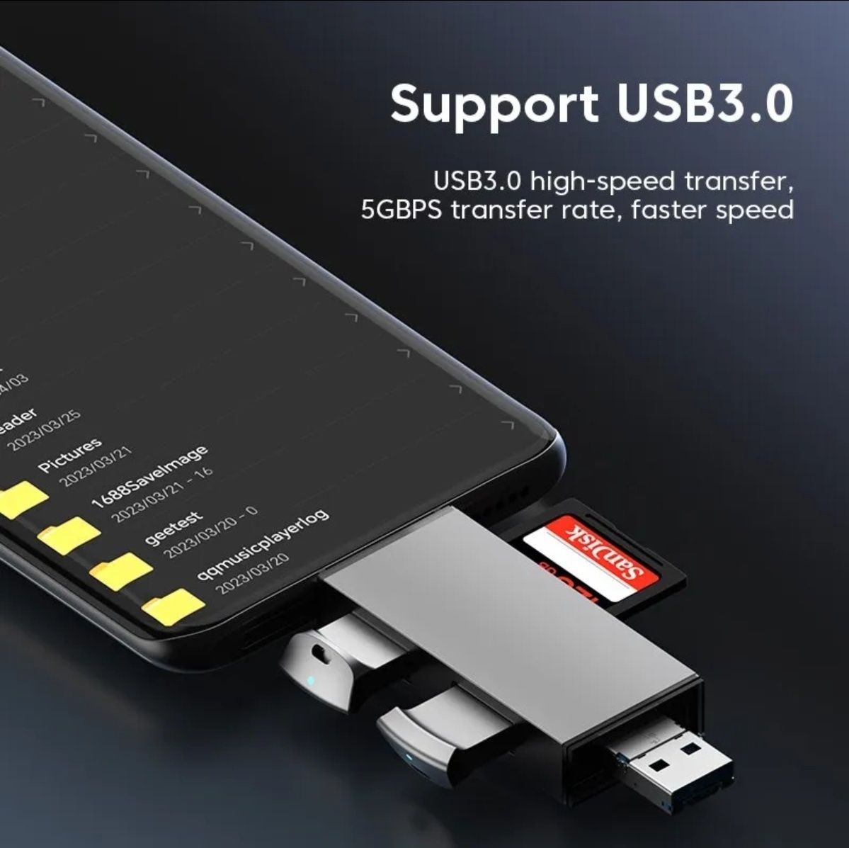USB Hab/Type-C/Micro/Картридер для телефона, планшета, ноутбука