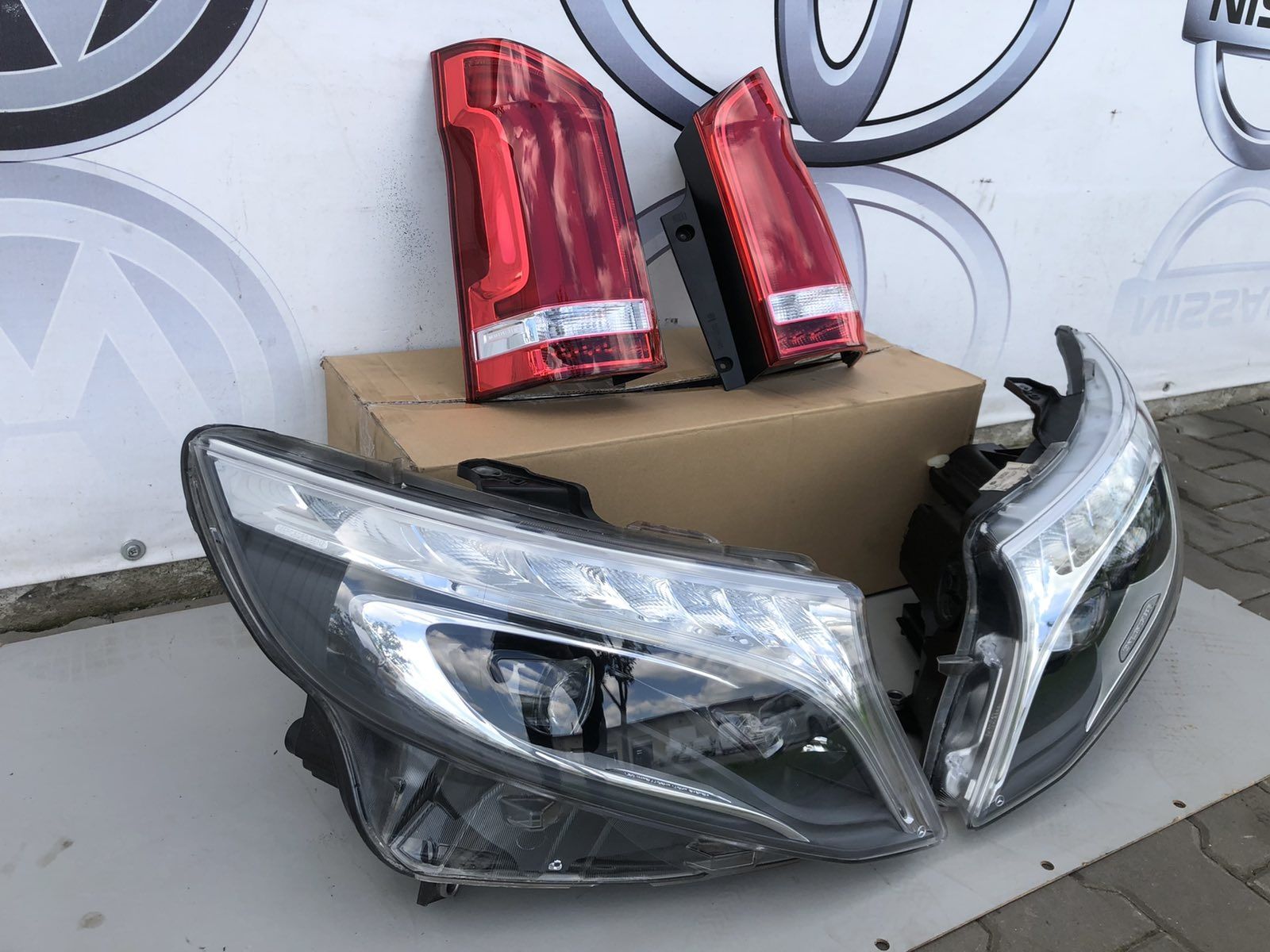 Фара фары фари стоп фонарь лед Full Led  віто447Mercedes Vito V-Class