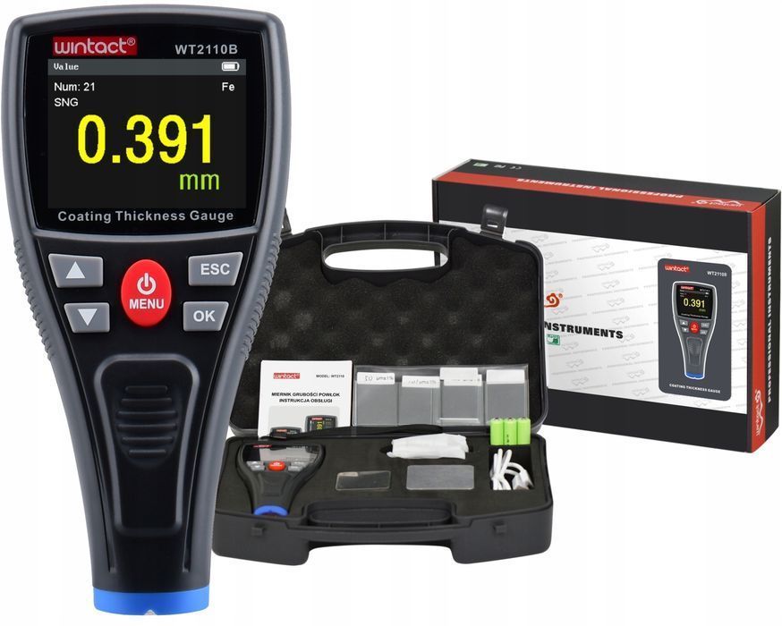 Miernik Grubości Lakieru Tester Powłok USB PC APP